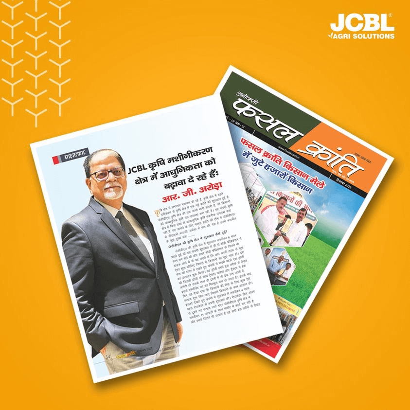 JCBL Agri solutions- Bringing Innovation in Agriculture, Fasal Kranti, December Edition, 2022