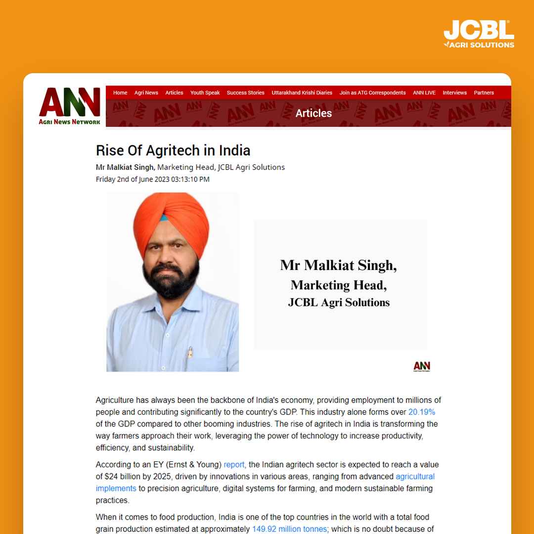 Rise Of Agritech in India, Agri News Network, June Edition 2023